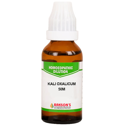 Bakson's Homeopathy Kali Oxalicum Dilution 50M