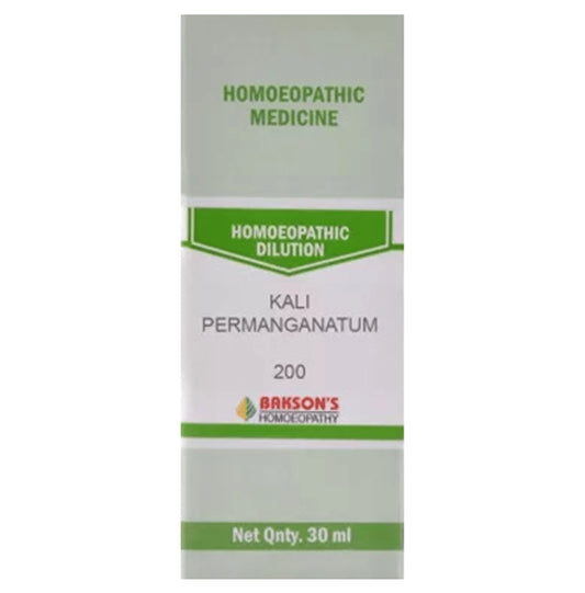 Bakson's Homeopathy Kali Permanganatum Dilution 200 - Classic Derma