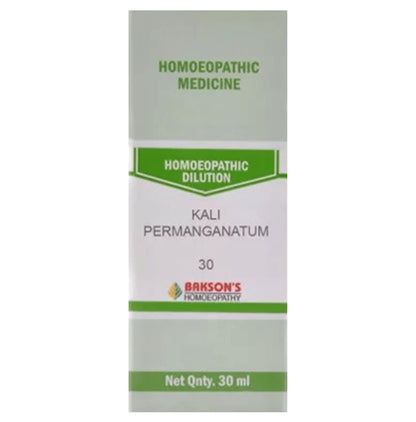 Bakson's Homeopathy Kali Permanganatum Dilution 30 - Classic Derma