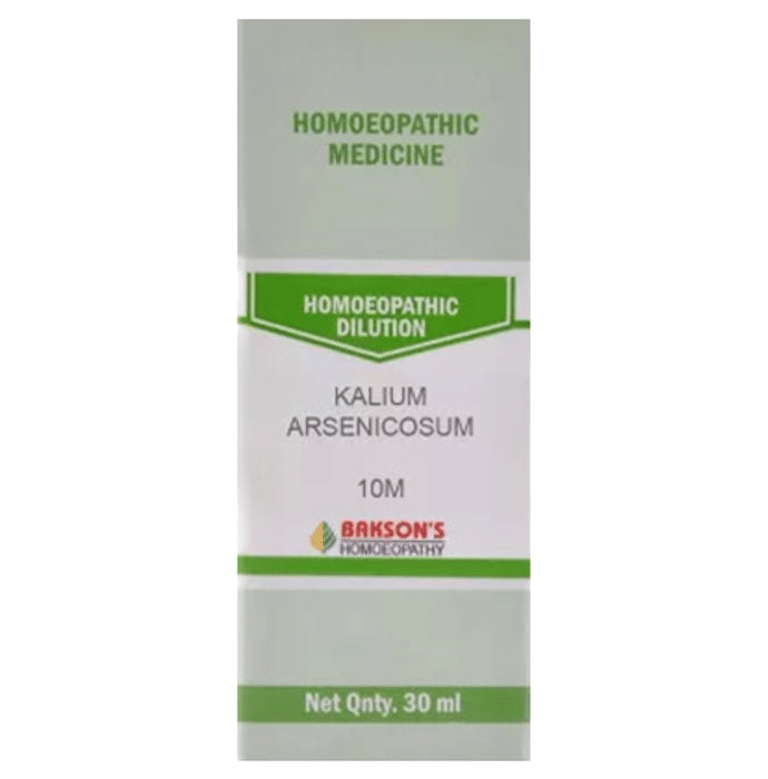 Bakson's Homeopathy Kalium Arsenicosum Dilution 10M - Classic Derma