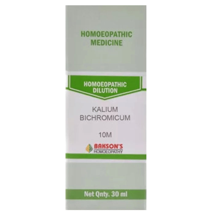 Bakson's Homeopathy Kalium Bichromicum Dilution 10M - Classic Derma