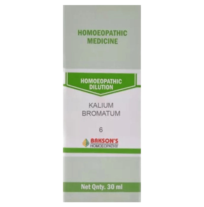 Bakson's Homeopathy Kalium Bromatum Dilution 6 CH - Classic Derma