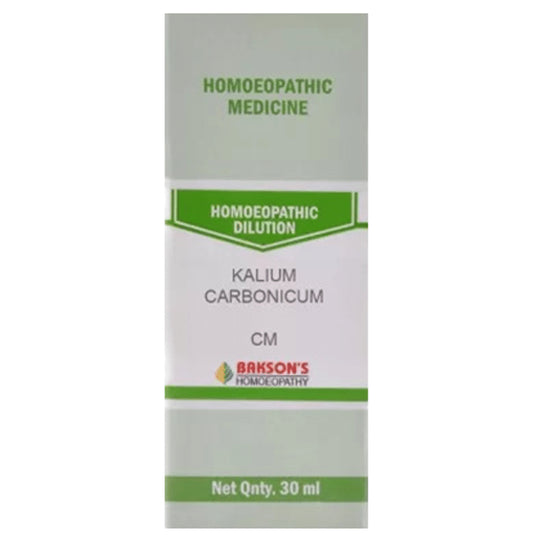 Bakson's Homeopathy Kalium Carbonicum Dilution CM - Classic Derma