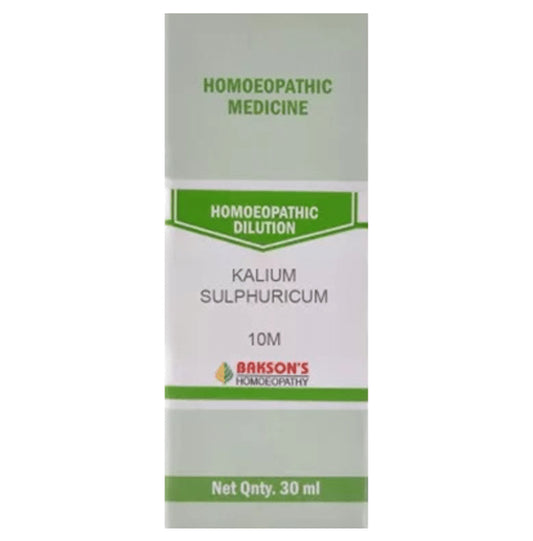 Bakson's Homeopathy Kalium Sulphuricum Dilution 10M - Classic Derma