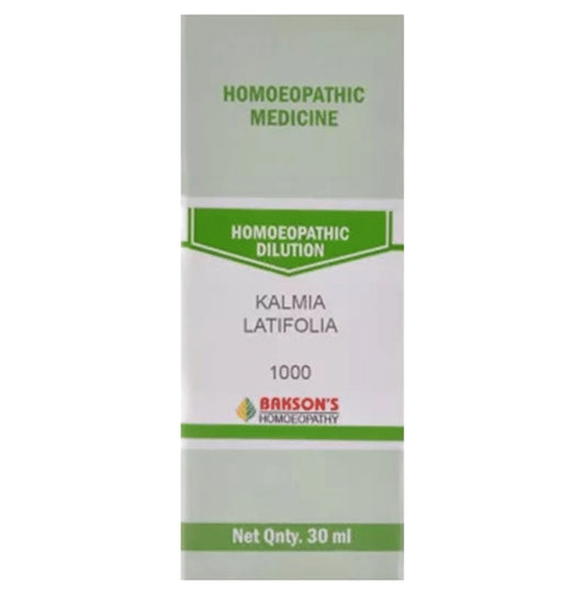 Bakson's Homeopathy Kalmia Latifolia Dilution 1000 CH - Classic Derma