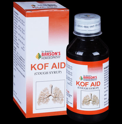 Bakson's Homeopathy Kof Aid Cough Syrup - Classic Derma