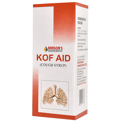 Bakson's Homeopathy Kof Aid Cough Syrup - Classic Derma