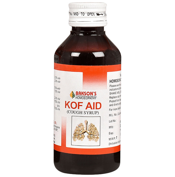 Bakson's Homeopathy Kof Aid Cough Syrup