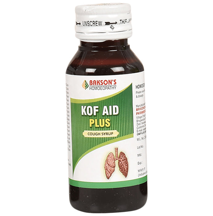 Bakson's Homeopathy Kof Aid Plus Cough Syrup