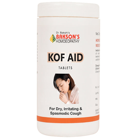 Bakson's Homeopathy Kof Aid Tablet - Classic Derma
