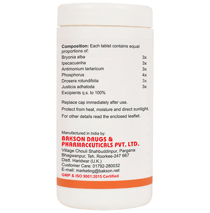 Bakson's Homeopathy Kof Aid Tablet