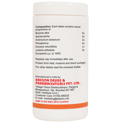 Bakson's Homeopathy Kof Aid Tablet