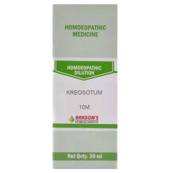 Bakson's Homeopathy Kreosotum Dilution 10M - Classic Derma
