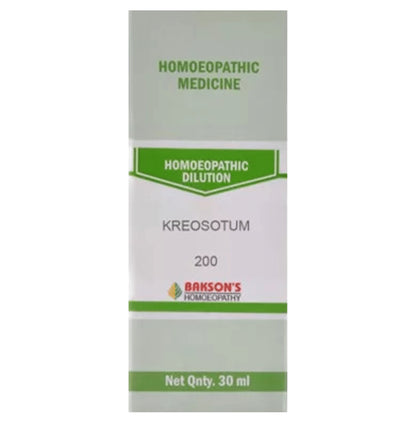 Bakson's Homeopathy Kreosotum Dilution 200 - Classic Derma
