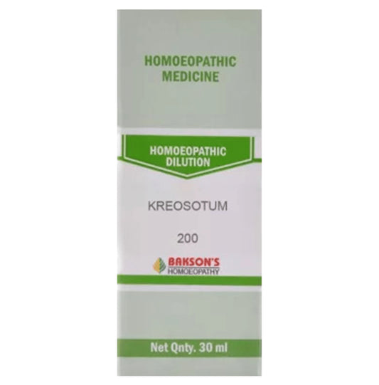 Bakson's Homeopathy Kreosotum Dilution 200 - Classic Derma