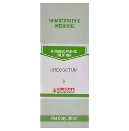 Bakson's Homeopathy Kreosotum Dilution 6 CH - Classic Derma