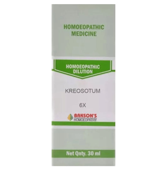 Bakson's Homeopathy Kreosotum Dilution 6X - Classic Derma