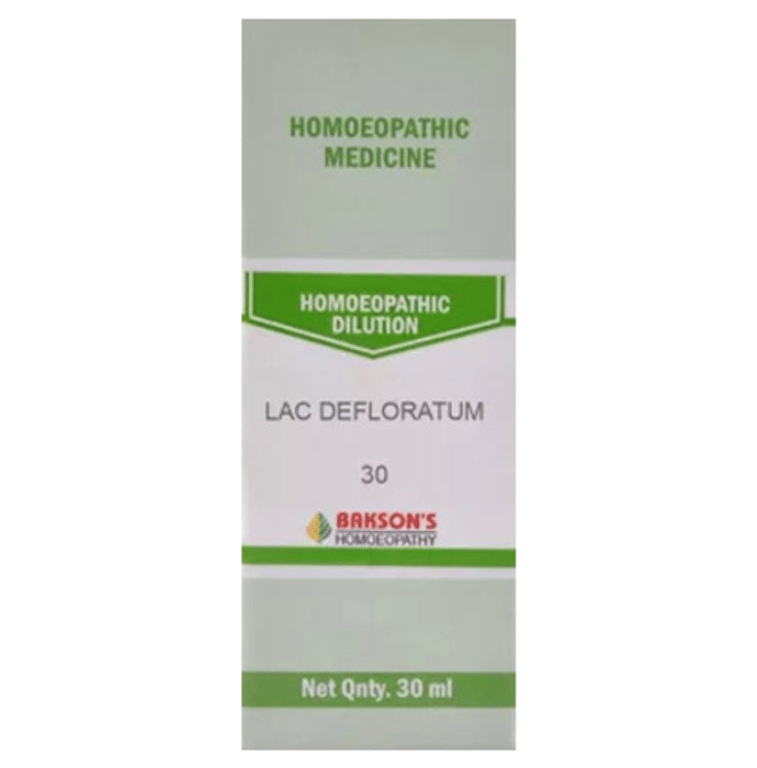 Bakson's Homeopathy Lac Defloratum Dilution 30 - Classic Derma