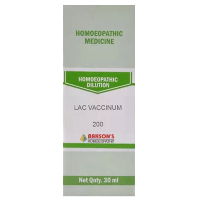 Bakson's Homeopathy Lac Vaccinum Dilution 200 - Classic Derma