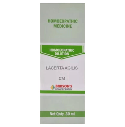 Bakson's Homeopathy Lacerta Agilis Dilution CM - Classic Derma