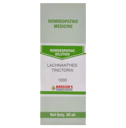 Bakson's Homeopathy Lachnanthes Tinctoria Dilution 1000 CH - Classic Derma