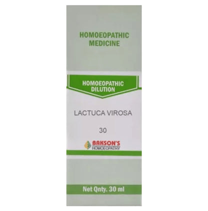 Bakson's Homeopathy Lactuca Virosa Dilution 30 - Classic Derma