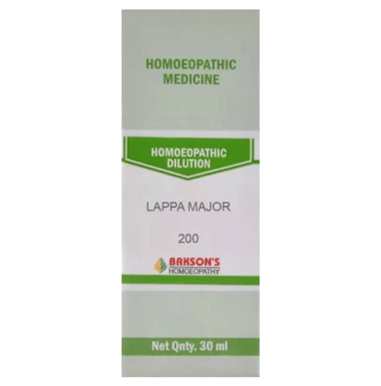 Bakson's Homeopathy Lappa Major Dilution 200 - Classic Derma