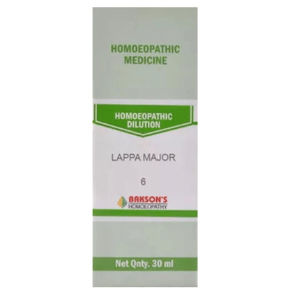 Bakson's Homeopathy Lappa Major Dilution 6 CH - Classic Derma
