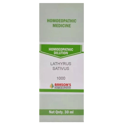 Bakson's Homeopathy Lathyrus Sativus Dilution 1000 CH - Classic Derma