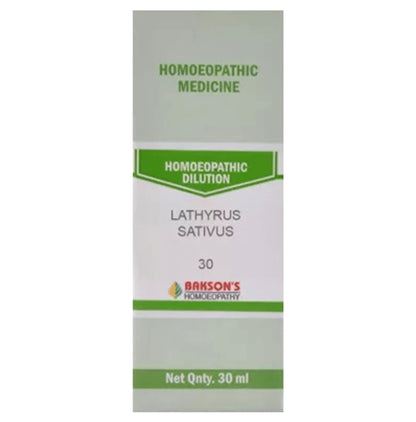 Bakson's Homeopathy Lathyrus Sativus Dilution 30 - Classic Derma