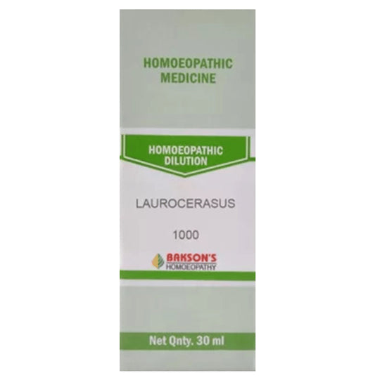 Bakson's Homeopathy Laurocerasus Dilution 1000 CH - Classic Derma