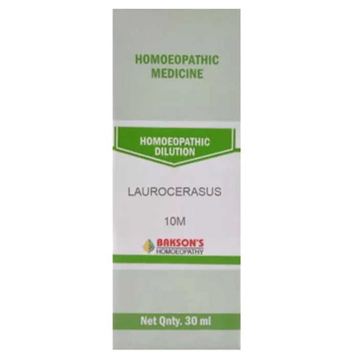 Bakson's Homeopathy Laurocerasus Dilution 10M - Classic Derma