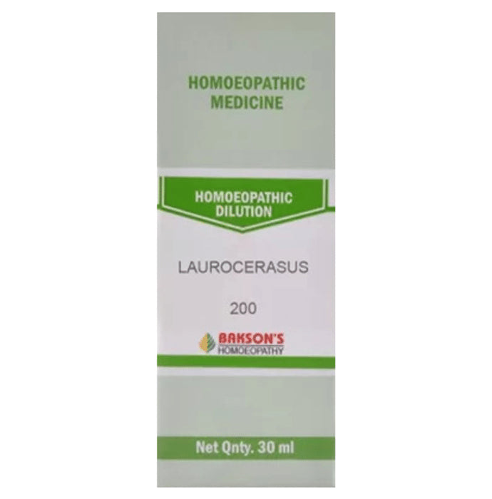Bakson's Homeopathy Laurocerasus Dilution 200 - Classic Derma