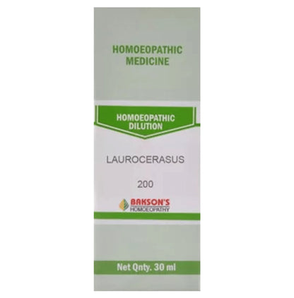 Bakson's Homeopathy Laurocerasus Dilution 200 - Classic Derma