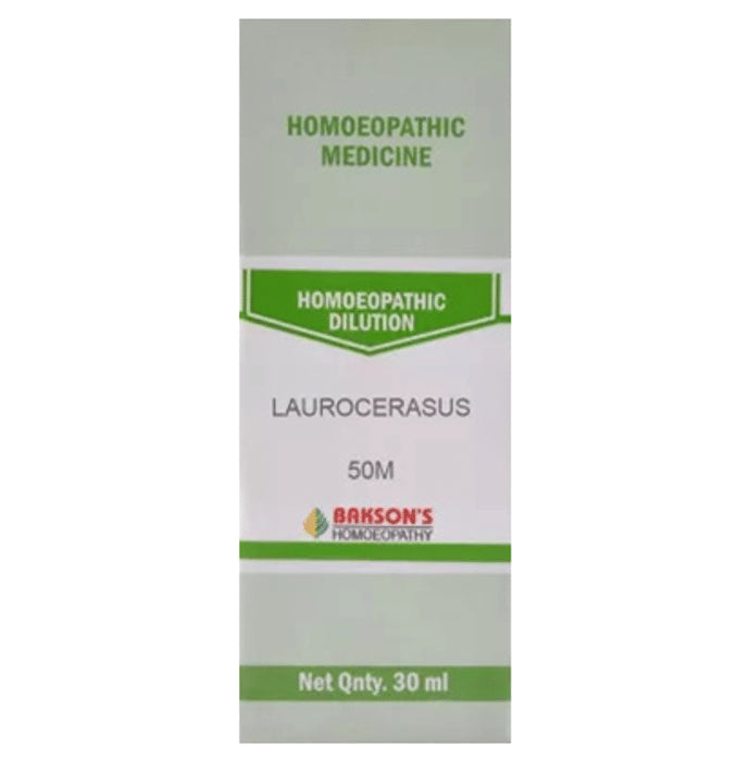 Bakson's Homeopathy Laurocerasus Dilution 50M - Classic Derma