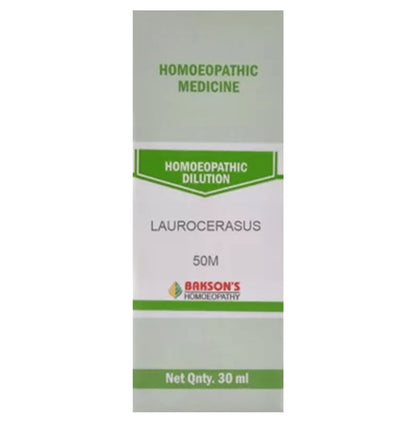 Bakson's Homeopathy Laurocerasus Dilution 50M - Classic Derma