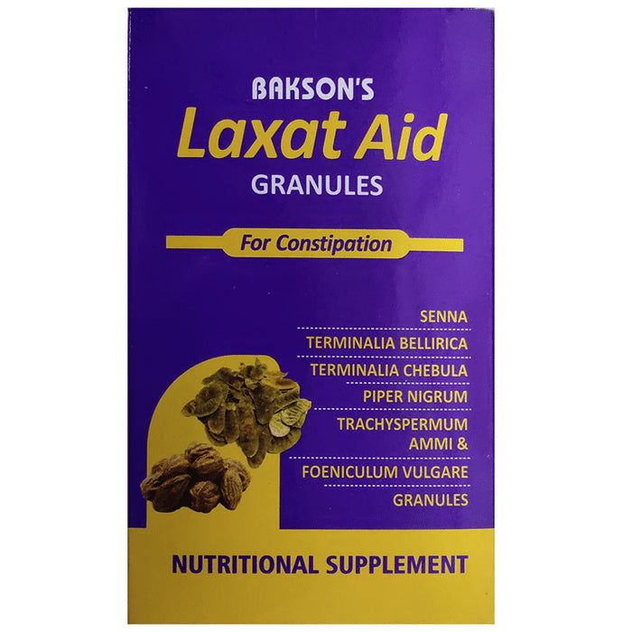 Bakson's Homeopathy Laxat Aid Granules (3gm Each) - Classic Derma