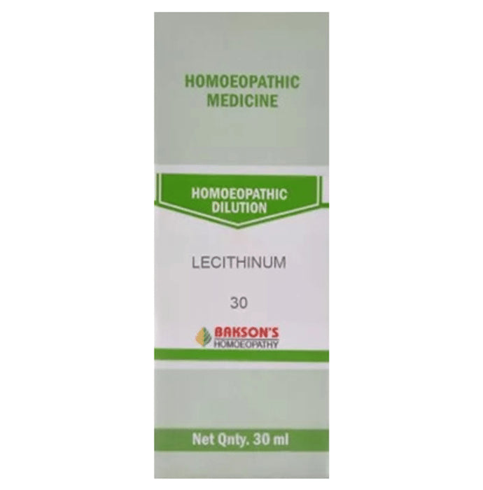 Bakson's Homeopathy Lecithinum Dilution 30 - Classic Derma