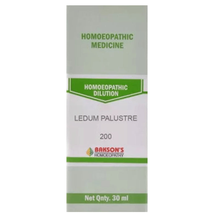 Bakson's Homeopathy Ledum Palustre Dilution 200 CH - Classic Derma