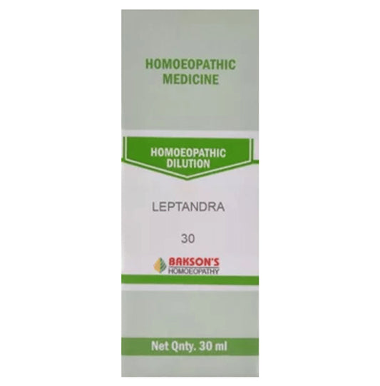 Bakson's Homeopathy Leptandra Dilution 30 - Classic Derma