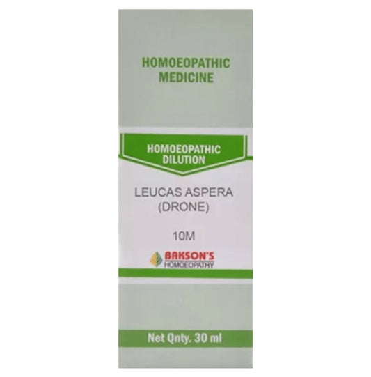 Bakson's Homeopathy Leucas Aspera (Drone) Dilution 10M - Classic Derma