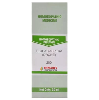 Bakson's Homeopathy Leucas Aspera (Drone) Dilution 200 - Classic Derma