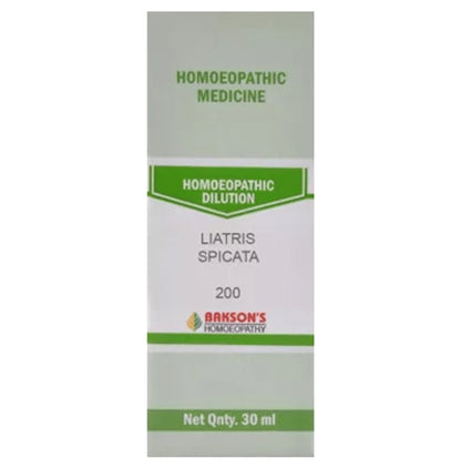 Bakson's Homeopathy Liatris Spicata Dilution 200 - Classic Derma