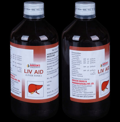 Bakson's Homeopathy Liv Aid Liver Tonic - Classic Derma