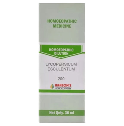 Bakson's Homeopathy Lycopersicum Esculentum Dilution 200 - Classic Derma
