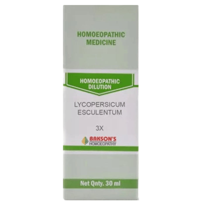 Bakson's Homeopathy Lycopersicum Esculentum Dilution 3X - Classic Derma
