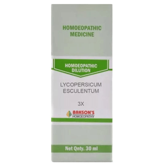 Bakson's Homeopathy Lycopersicum Esculentum Dilution 3X - Classic Derma