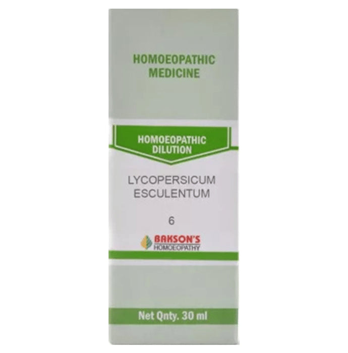 Bakson's Homeopathy Lycopersicum Esculentum Dilution 6 CH - Classic Derma
