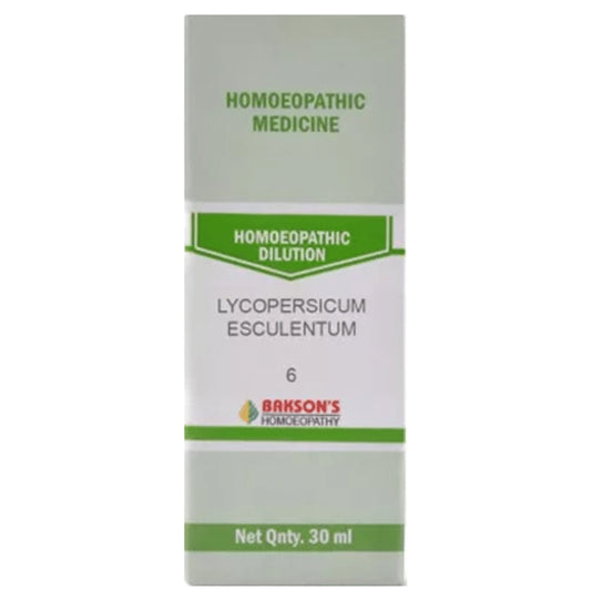 Bakson's Homeopathy Lycopersicum Esculentum Dilution 6 CH - Classic Derma