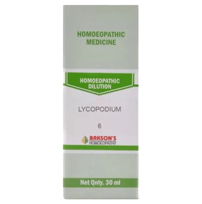 Bakson's Homeopathy Lycopodium Dilution 6 CH - Classic Derma